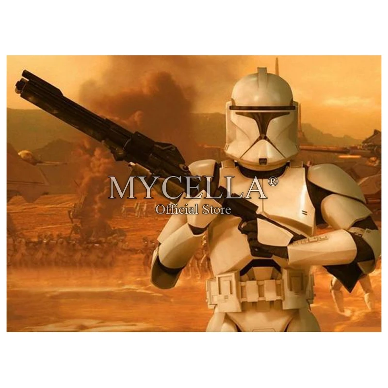 5D Diamond Painting Kit Stormtrooper Star Wars Diamond Embroidery Cross