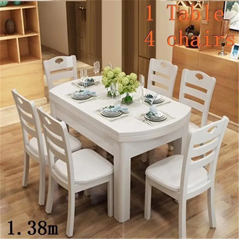 Mueble Comedor A Langer Tavolo Piknik Masa Sandalye Redonda Dinning Set Marmol винтажный стол для столовой - Цвет: MODEL F