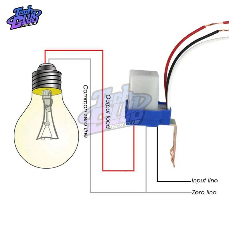 

AC 220V DC 12V 24V Smart Switch Automatic Auto On Off Photocell Street Light Switch 10A Photoswitch Sensor Control Light Switch