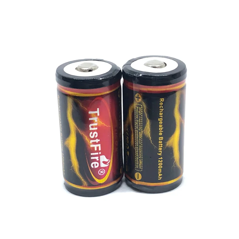 Литий ионные аккумуляторы TrustFire 18350 1200 мАч 3 7 В с печатной платой для светодиодных