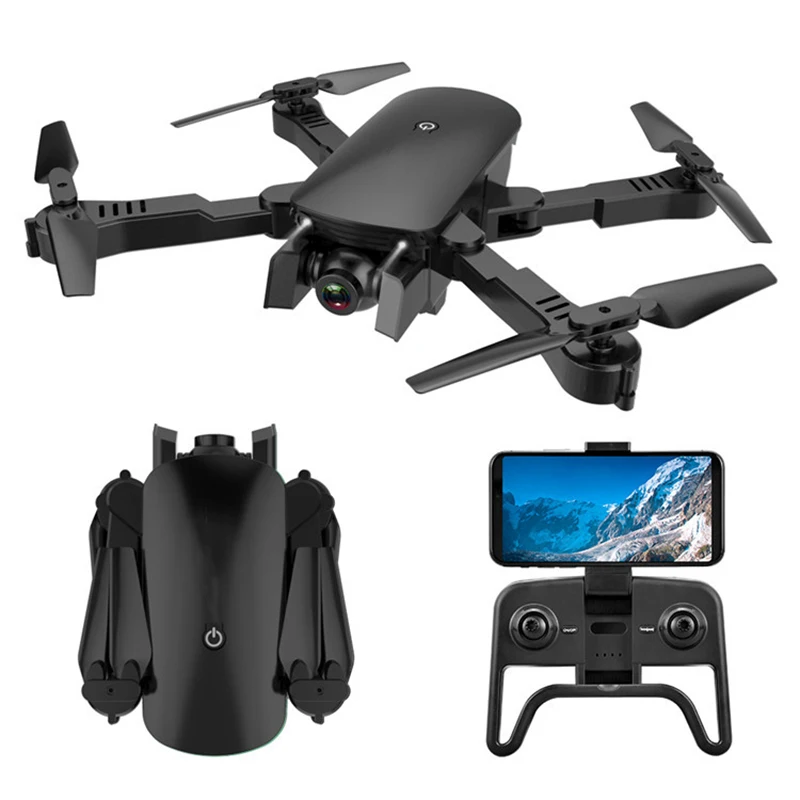 

RC Drone Helicopter WiFi FPV With Camera 4K HD Aerial RC Quadcopter Dual Camera Aircraft Quadrocopter Optical Flow Positioning