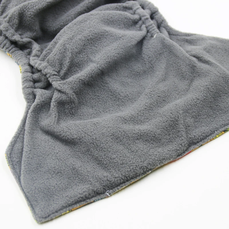 PORORO 3-15 кг регулируемый размер бамбуковый уголь внутренний карман подгузник, Детские многоразовые тканевые подгузники с двойной ластовицей ног