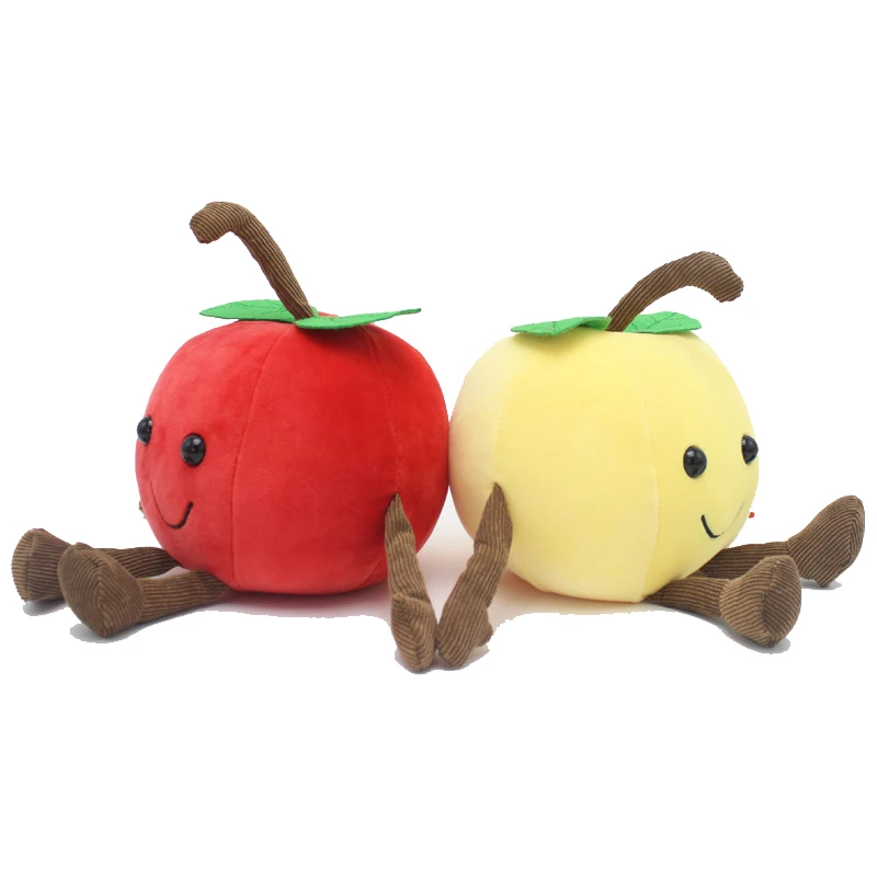 

Hot Sale Baby Cute Fruit Soft Plush Toy Cartoon Fun Plant Cherry Stuffed Plush Toys Doll For Children Kids