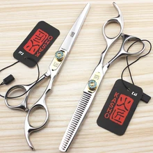 6 Inch High Quality Kasho Professional Hair Scissors Hairdressing Barber Shears Set Salon Equipment Tools Cutting Thinning Kit