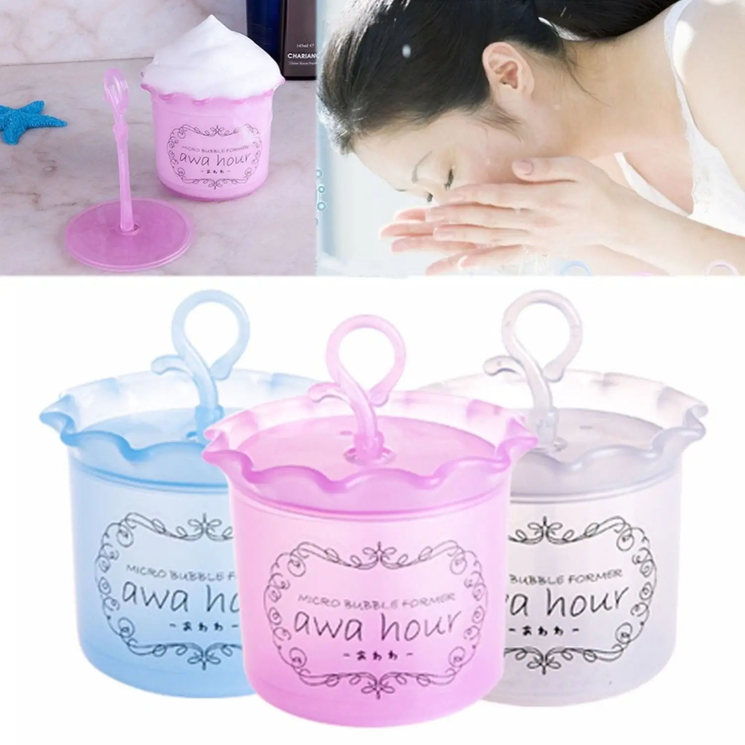 

Beauty Tool Facial Foam Cup Cleanser Device Whipped Bottle Unisex Cleansing Foam
