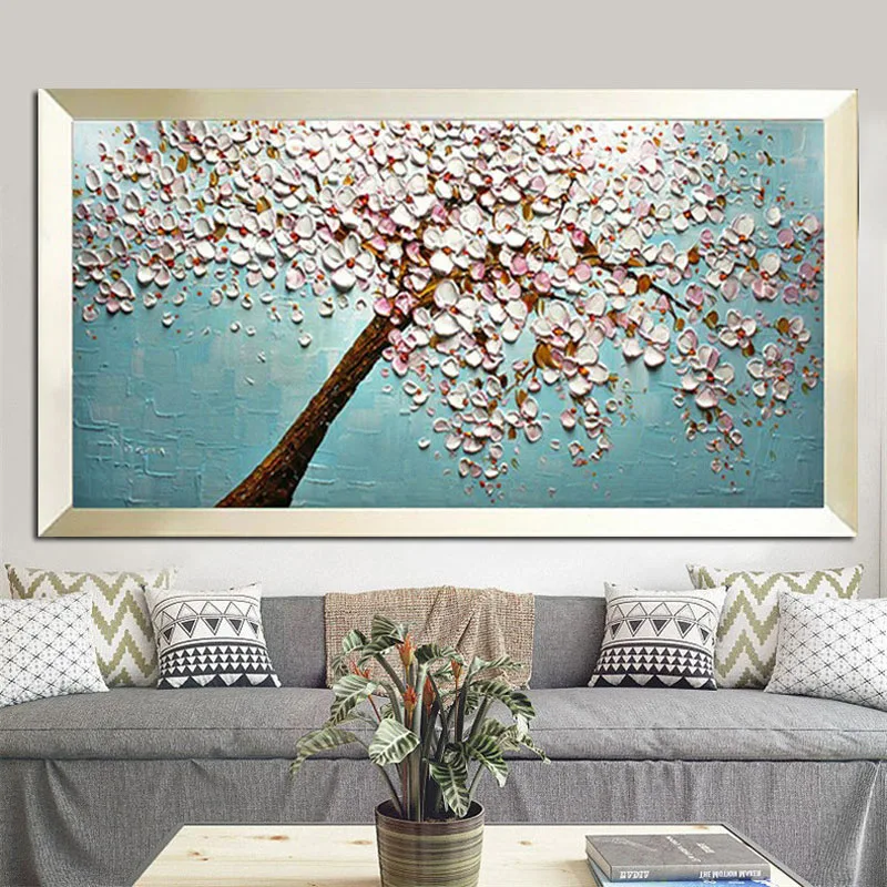 

QIANZEHUI,DIY Fortune tree landscap Diamond Embroidery,Round Diamond Full rhinestone Diamond painting cross stitch,needlework