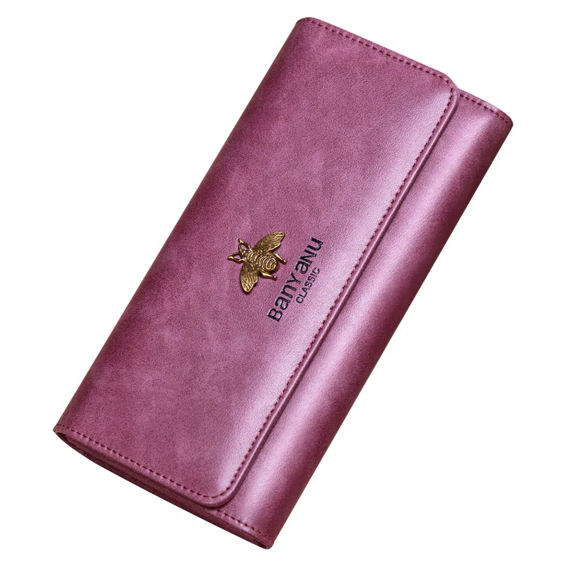 

genuine leather wallet women ladies wallets and purses long brand clutch purse real leather money bag