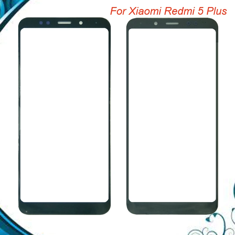 Стеклянная панель черного и белого цвета для Xiaomi Redmi 5 Plus | Мобильные телефоны