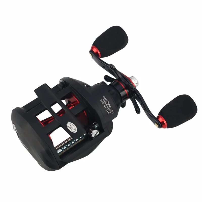 

Centrifugal Dual BrakeBait Casting Fishing Reel HOT 3+1BB Drag Power 6KG Baitcasting Reel Magnetic and