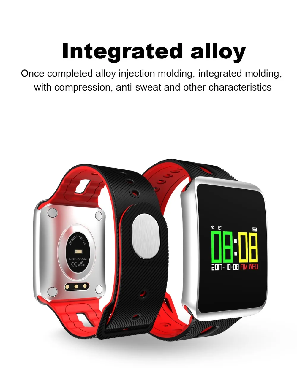 New Smart Wristband Heart Rate Fitness Tracker Bracelet N8 Blood Pressure Oxygen Monitor Sport Watch for iPhone X 8 Plus 7 Plus