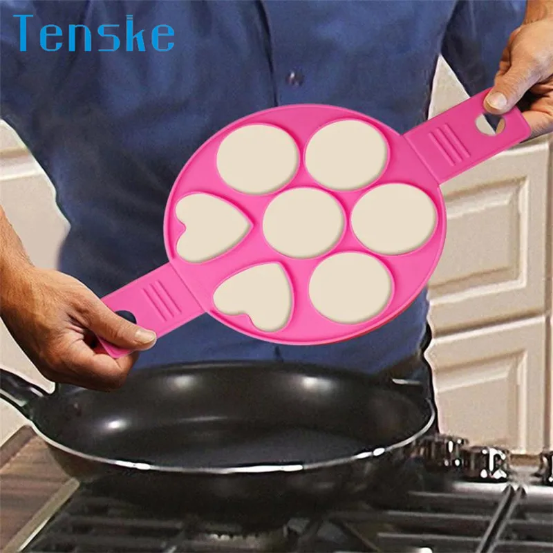 New Silicone Egg Pancake Pancake Maker Egg Ring Maker Fantastic Nonstick Pancake Maker Perfect