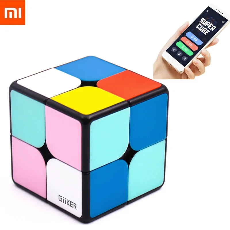 

New Xiaomi Giiker i2 Smart Magnetic Cube Learn With Fun App Bluetooth Teaching Skill Intellectual Development Toy For Children