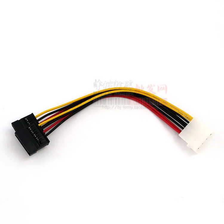 1 шт. SATA кабель питания разделитель Molex 4pin к серии ATA 15pin x 2 Male Female Y кабели для