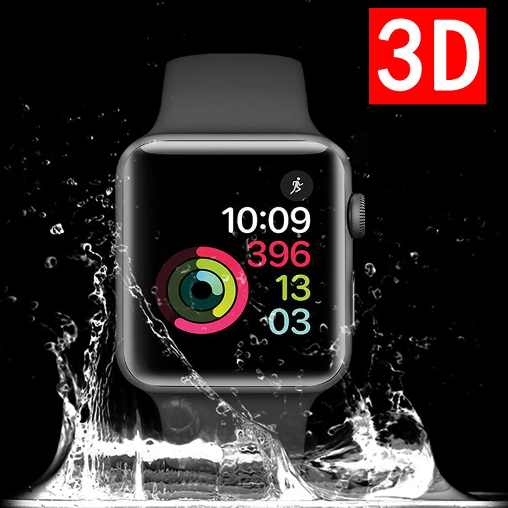 HL Гидрогелевая пленка прозрачная защитная для экрана Apple Watch серии 4 44 мм падение 27