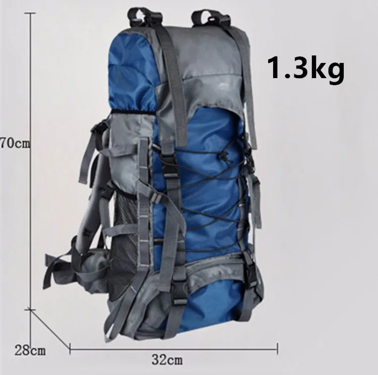 Лидер продаж, мужские рюкзаки, водонепроницаемый нейлоновый рюкзак для путешествий, альпинизма, мужской рюкзак, сумки, рюкзаки 60л, багаж
