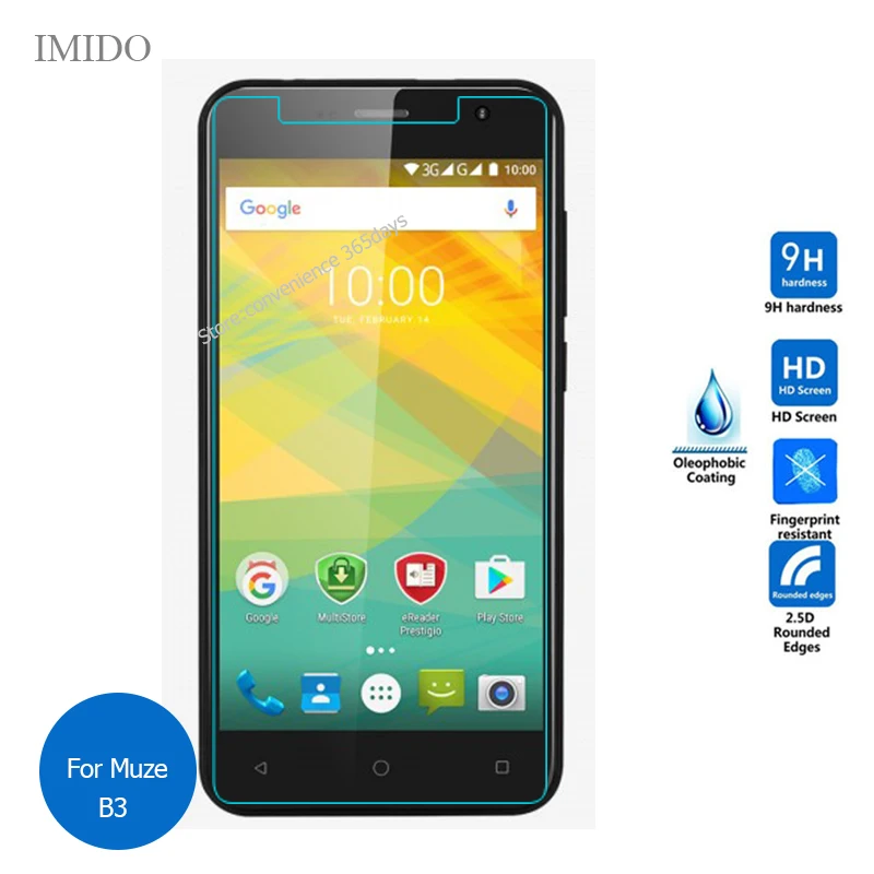

2PCS For Prestigio Muze B3 Tempered Glass Screen Protector 9h Safety Protective Film For PSP 3512 Duo on B 3 PSP3512DUO PSP3512