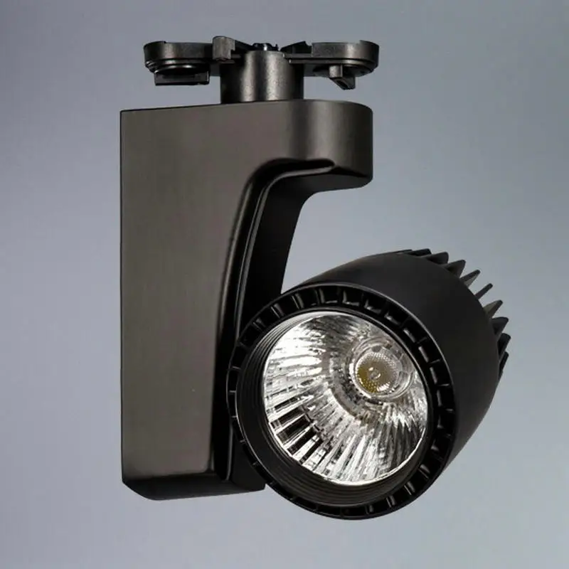 Новое поступление высокой мощности CREE 5 Вт 7 Вт 10 Вт E27 COB светодиодный точечные рельсовые светильники энергосберегающие рельсовые светильники в помещении с острым COB светодиодный