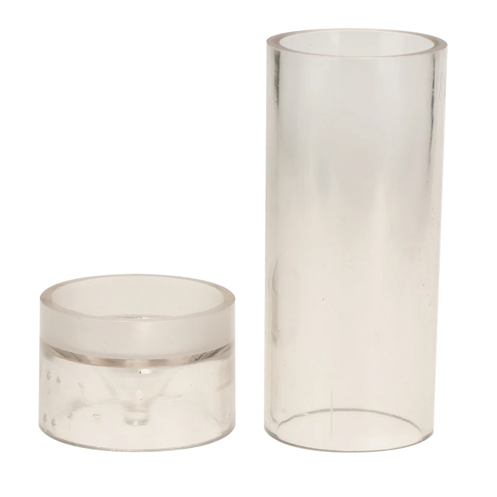 DIY Candle Mold Spire Cylinder Plastic Mould  High Temperature Resistance for Candle Making Craft Stencil Handmade Soap Mold