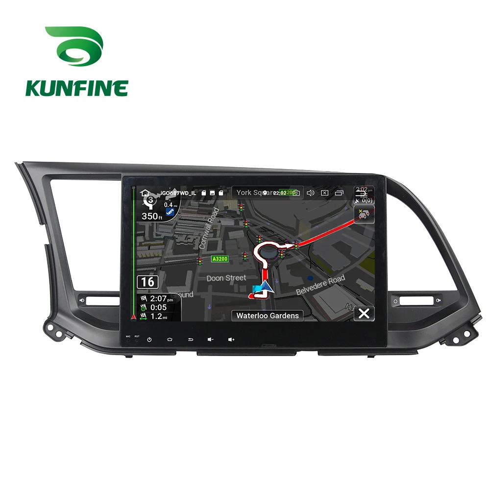 Discount Octa Core 4GB RAM Android 8.0 Car DVD GPS Navigation Multimedia Player Car Stereo Deckless for HYUNDAI Elantra 2016 Radio 4