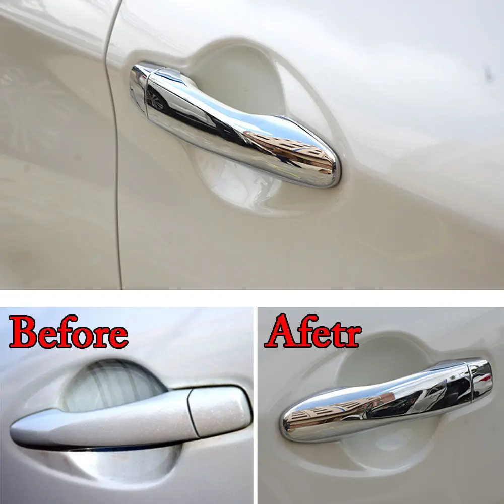 8Pcs/set Chrome ABS Car Outside Door handle Cover Trim Decoration Mouldings Frame For Nissan