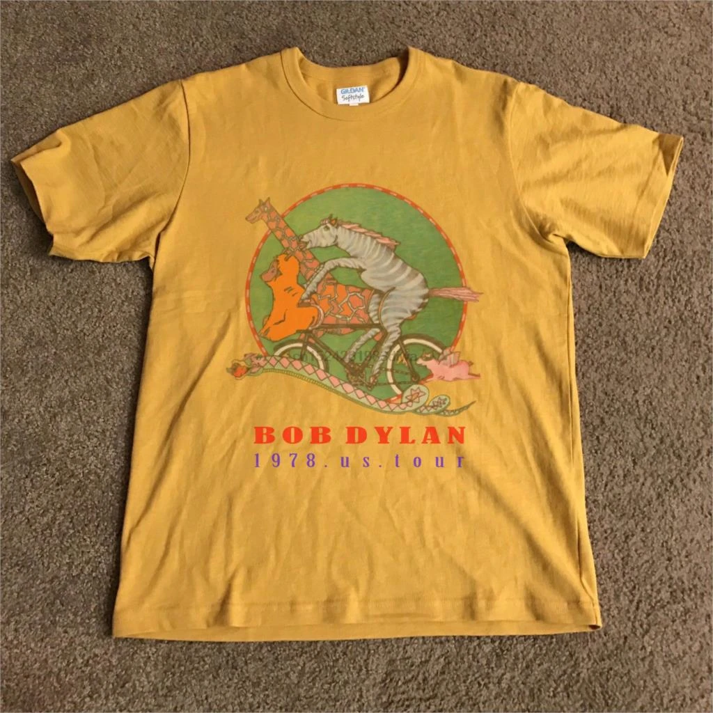 Bob dylan t shirt vintage Clearance
