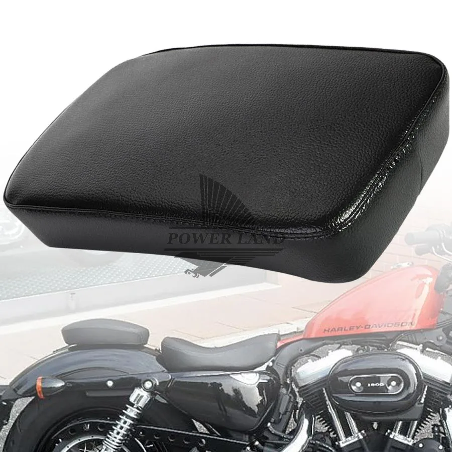 Black Rear Fender Solo Suction Seat Pillion Rectangle Pad Seat Pillion