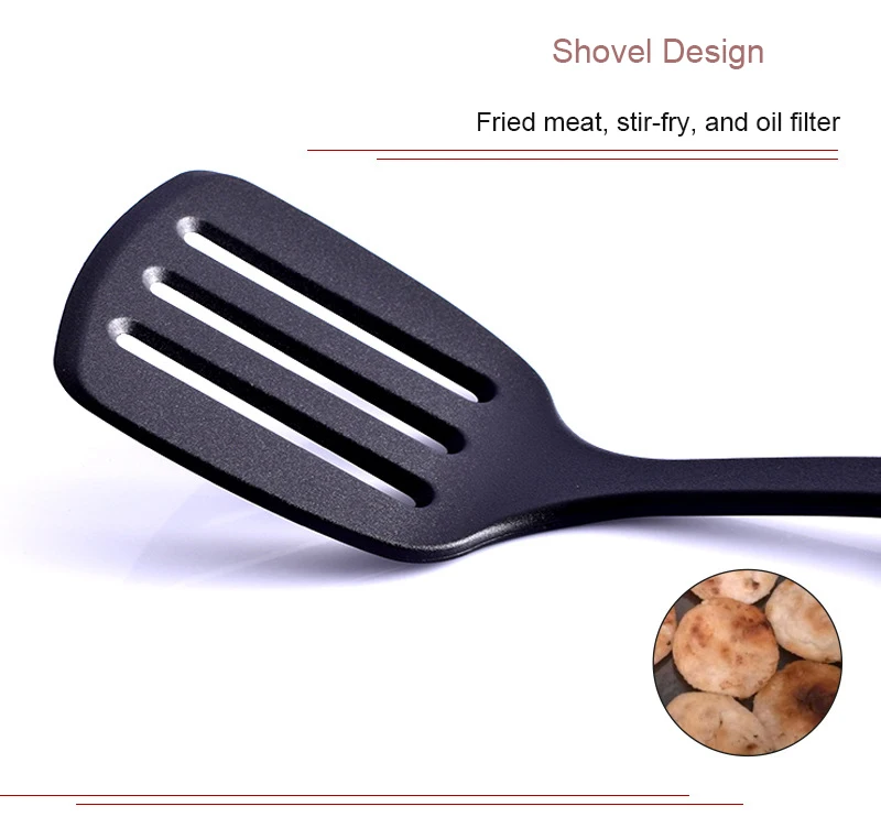 Unibird 1 шт., пищевая нейлоновая кухонная утварь, лопатка, ковш, ложка для спагетти, кухонные принадлежности, инструменты для выпечки, не липкая посуда