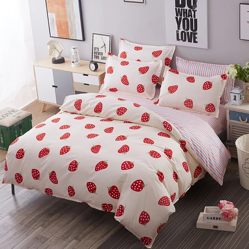 Fashion Cartoon Comforter Bedding Set Bed Linen 3d Duvet Cover Bed