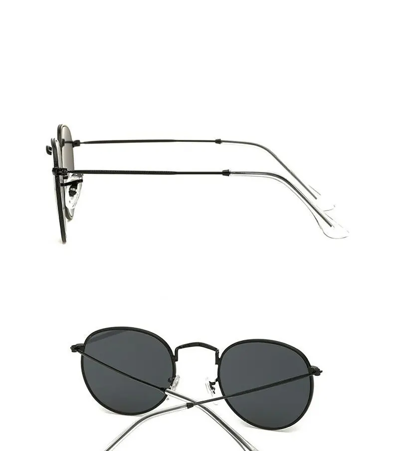 LeonLion Металлические овальные Солнцезащитные очки женские зеркальные Классические Ретро Винтажные уличные очки мужские очки для вождения UV400