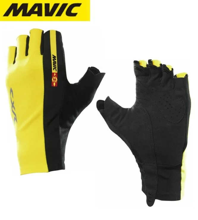 

MAVIC Cycling Gloves Half Finger Mens Women's Summer Sports Shockproof Bike Gloves GEL MTB Bicycle Gloves Guantes Ciclismo