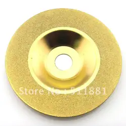 4 ''гальваническим алмазным покрытием шлифовальные чашки колесо | 100 мм стекло мрамор керамическая плитка шлифовальный диск | ti-покрытием