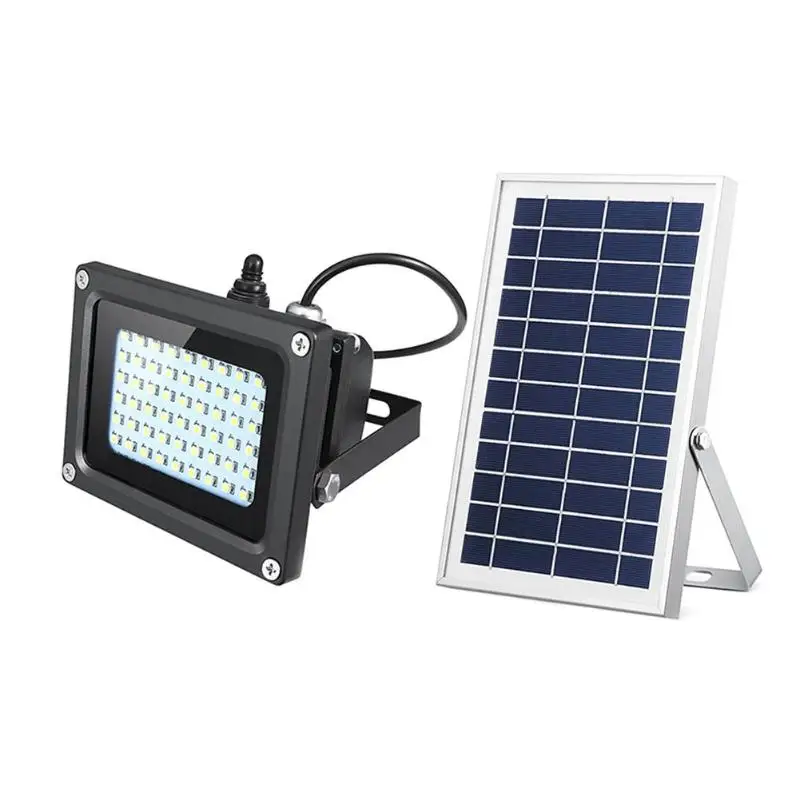 

54 2835SMD LED Solar Spotlight Adjustable Lighting Angle Outdoor Garden Wall Yard Light Control Safety Lamp