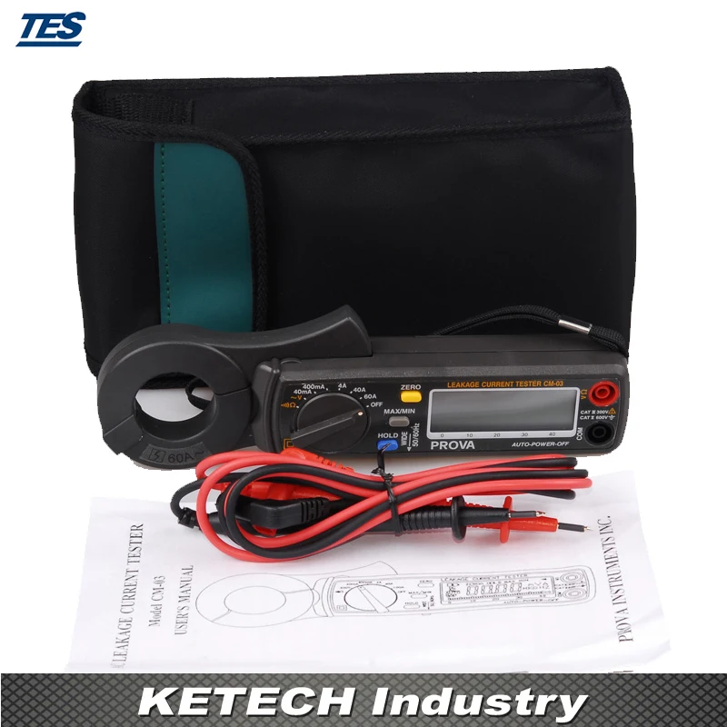 10mA High Resolution Digital Leakage Current Tester CM03 Electrical