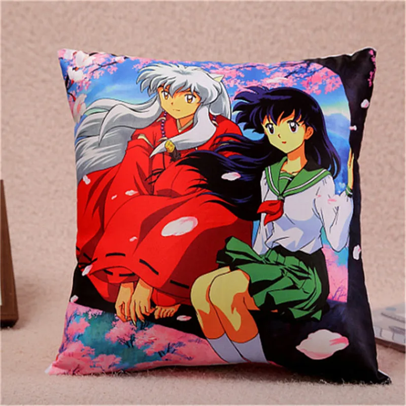 Anime inuyasha Decorative Pillows Cushions Sesshoumaru Customized Soft