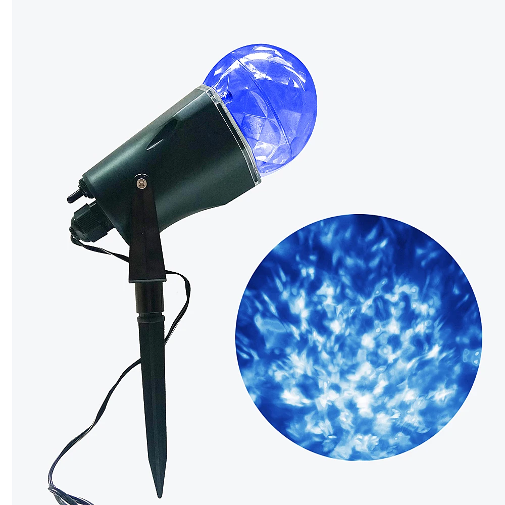 3W Blue + Warm White Flame Spotlight Two colors Changeable LED Light Suitable For Indoor Outdoor