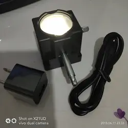 USB Белый аккумуляторная светодиодный свет освещение на свет лампы источник Биологический микроскоп стерео микроскоп регулируемая