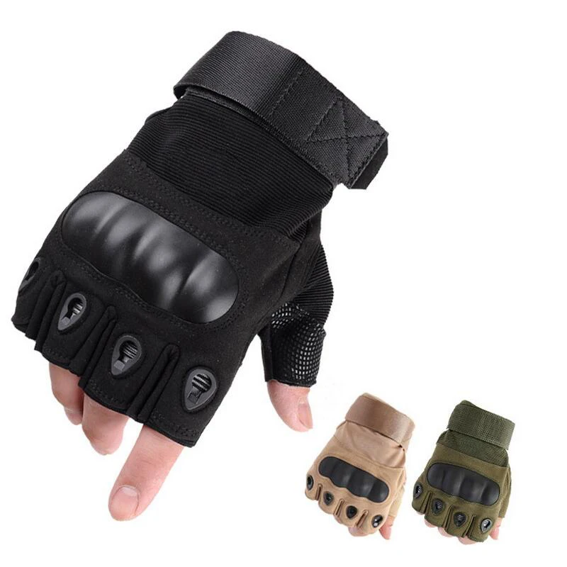 Tactical Gloves Military Army Paintball Airsoft Outdoor Sports Shooting Carbon Hard Knuckle Half / Full Finger Gloves