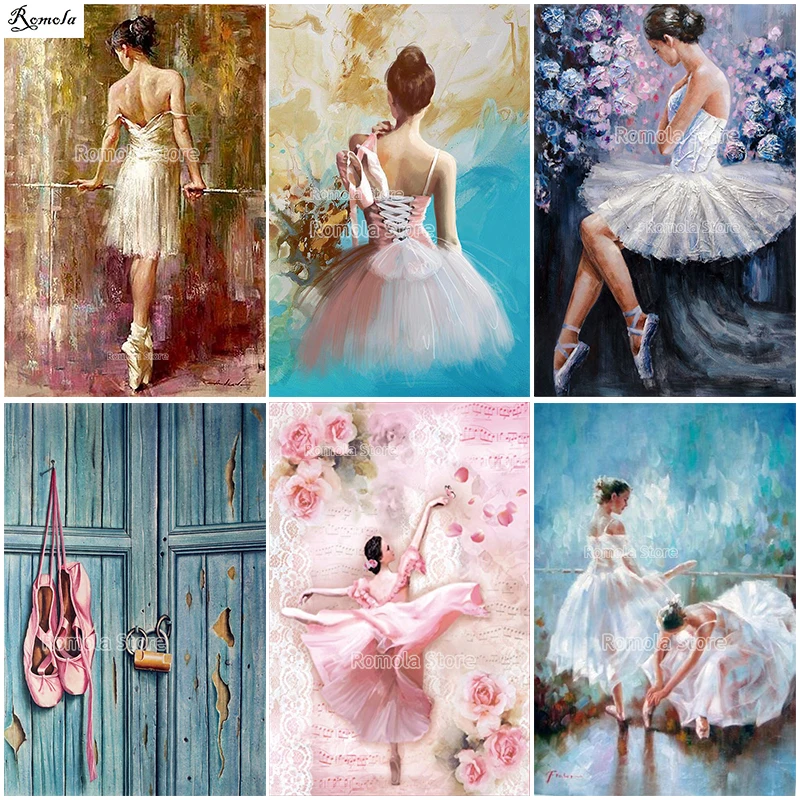 

Ballerina Ballet dancer girl 5D DIY diamond painting Home decoration full square / round drill embroidery crystal cross stitch