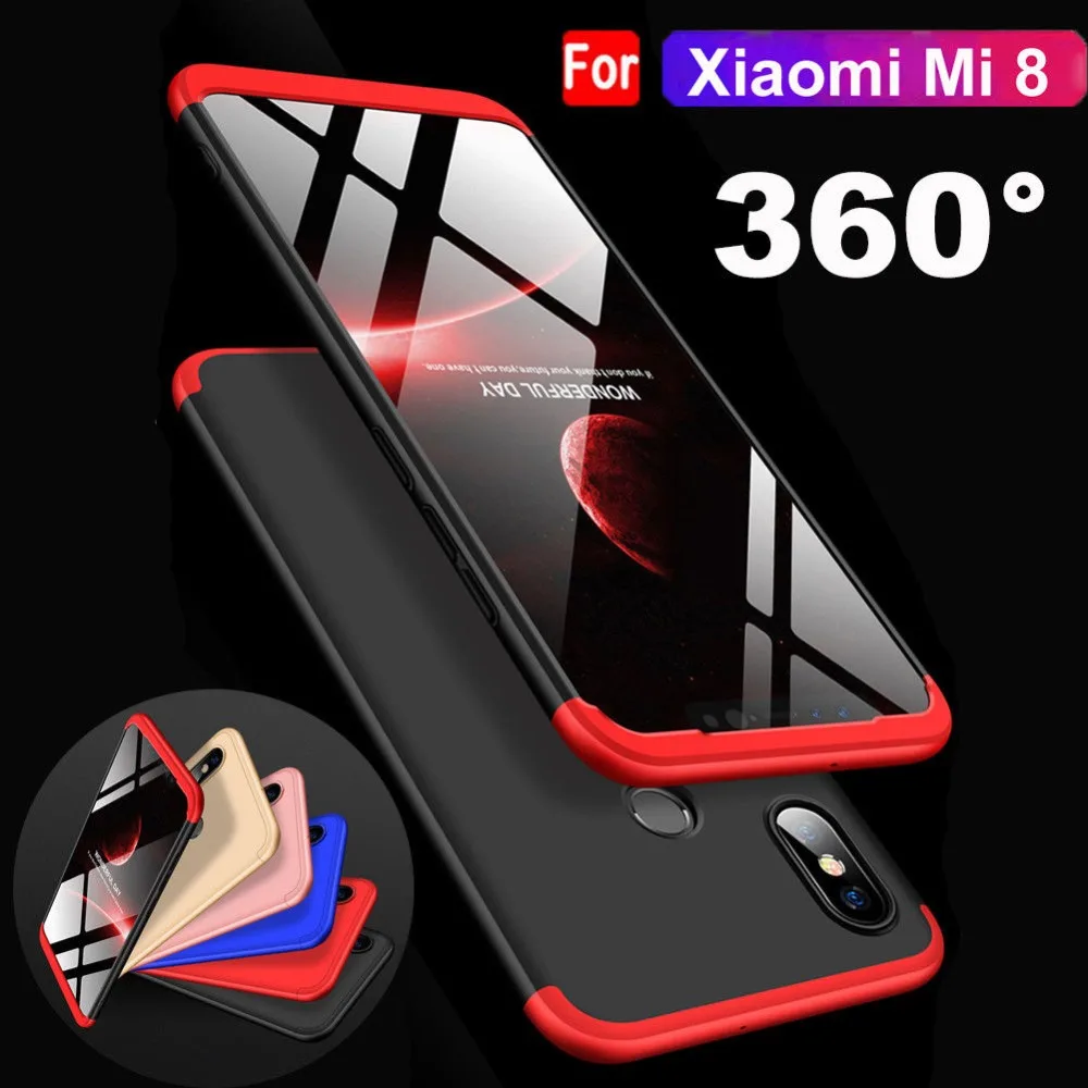 Чехол для Xiaomi Max 3 2 Mix 2 2S чехол на 360 градусов Полная защита Матовый Жесткий ПК 3 в 1 чехол для Redmi 6 Pro 5A 4X Fundas Couque