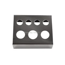7 Holes Pigment Container Stand Tattoo Accessories Supplies Stainless Steel tattoo permanent makeup Ink Cup Holder