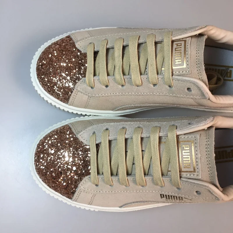 20182018 Новый PUMA Suede Platform щебень Jewel Для женщин кроссовки Rihanna классический цвет тон