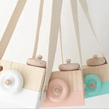 

1PCs Wooden Camera Cam Cameras Toy Children's Travel Home Gifts Children Kids