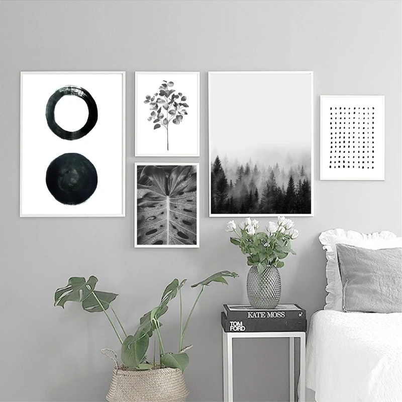 Modern Room Decor Contemporary Wall Art Canvas Painting Botanical Print Minimalist Wall Pictures Bedroom Home Decoration