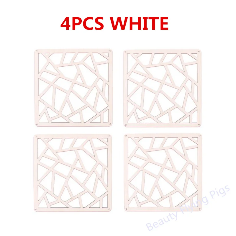 29x29 см 4 шт./лот biombo подвесной экран Модный китайский стиль перегородка занавес экран входная дверь разделитель фоторамка - Цвет: 29cmx29cm