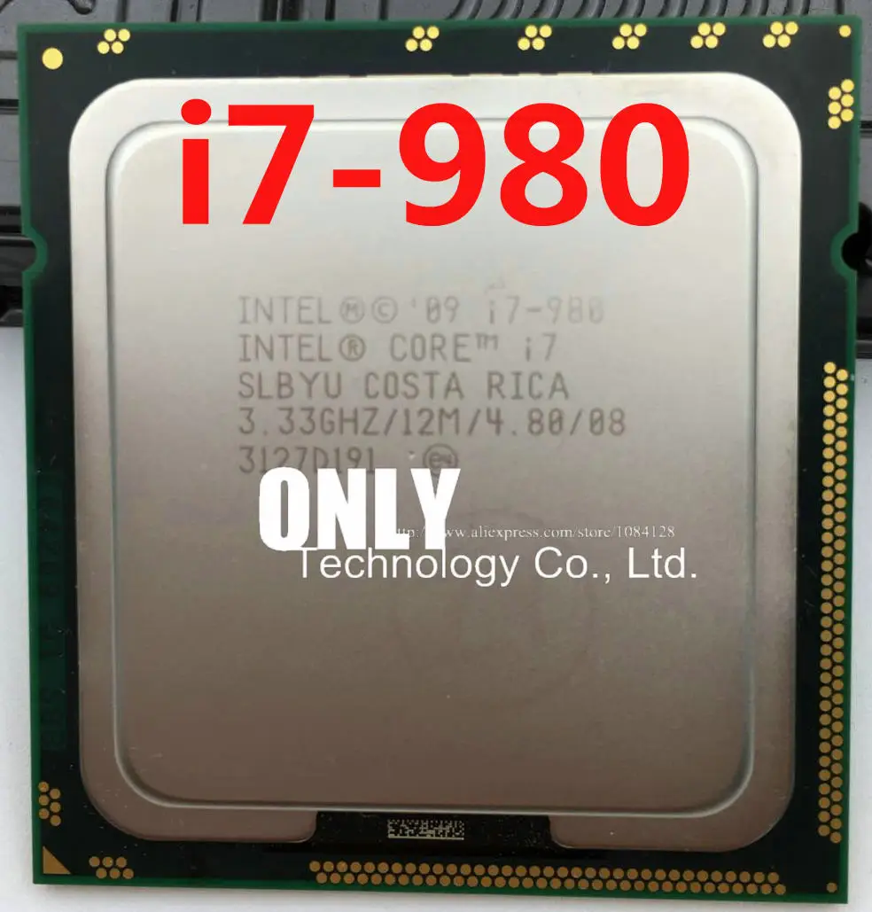 

Free shipping INTEL i7-980 i7 980 CPU Processor 3.33 GHz 32nm Six-Core 130W scrattered pieces