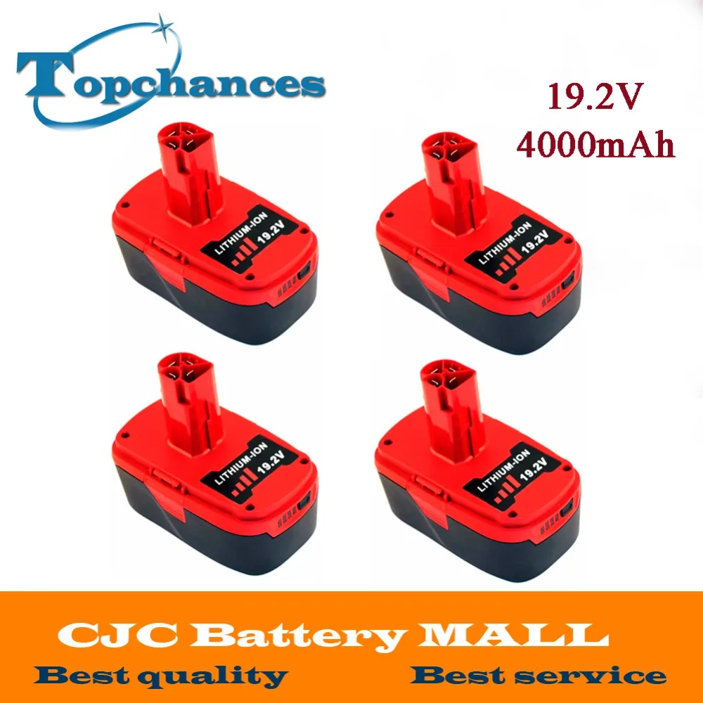 4X High Quality 19 2V 4000mAh Li Ion font b Power b font font b Tool