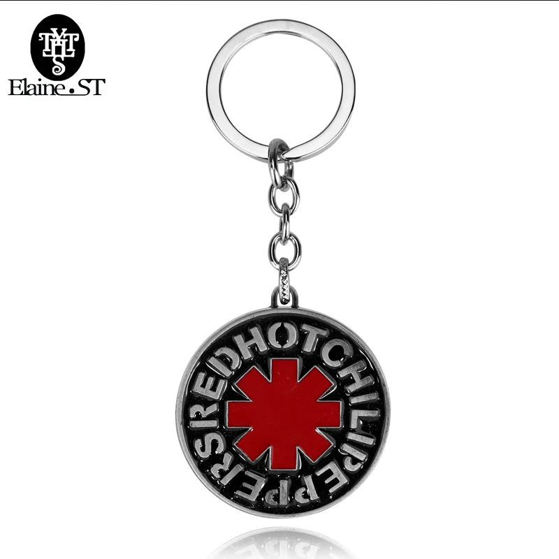 Freeshipping Red Hot Chili Peppers Keychain Music Band Key Rings Holder