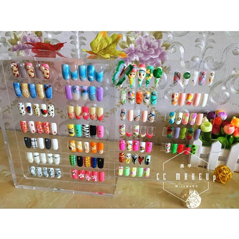 

Professional Nail Display Holder Beauty Nail Showing Tip Display Stand False Nail Display High Quality