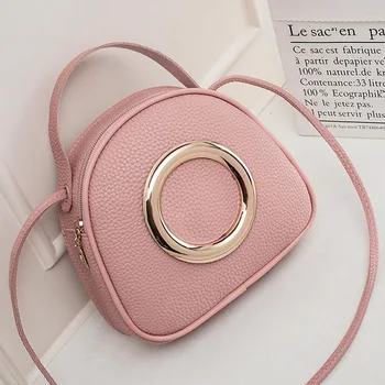 

ABDB-Fashion Leather Little Girl Handbag Multi-Function Fashion Lady Messenger Bag 2019