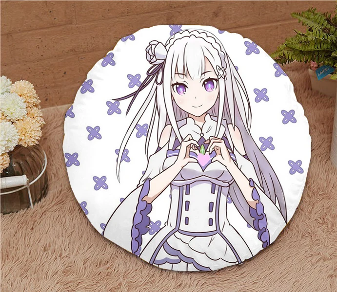 Oct. New Home Textile ReZERO Anime Emilia 15.7 Inches Micro suede